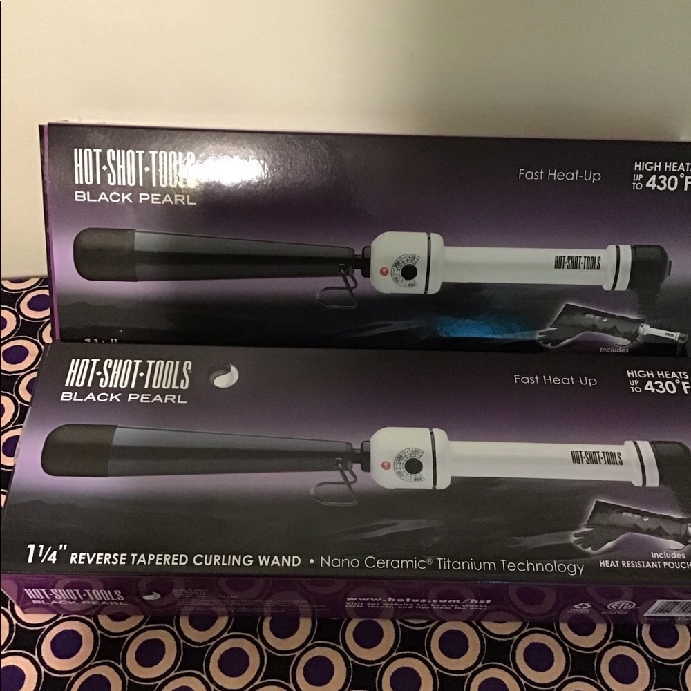 Ceramic curling wand
